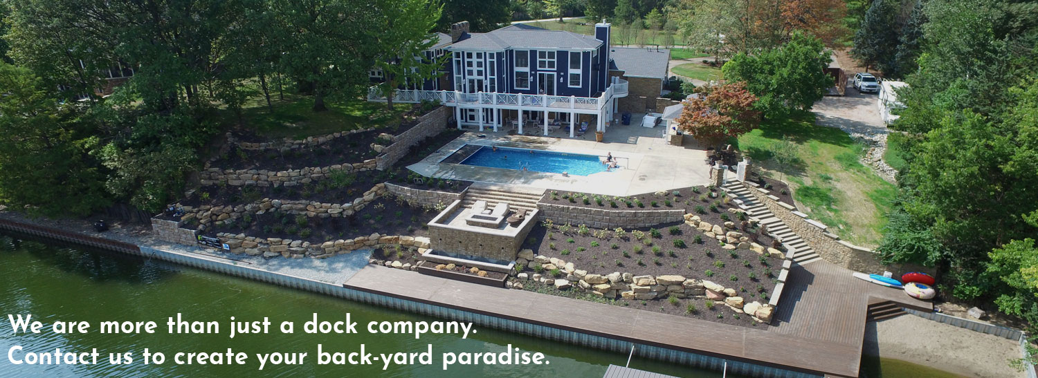 My waterside docks & Landscaping work